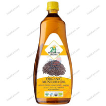 24 Mantra Organic Mustard Oil, 1 Litre