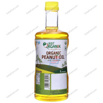 Just Organic Peanut Oil (Wood Cold Pressed), 1 Litre