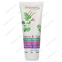 Patanjali Neem Tulsi Face Wash, 60 ml