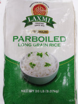 Laxmi Parboiled Long Grain Rice , 20 Lbs