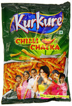 Kurkure Red Chilli Chataka, 80 Grams