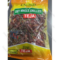 Anand Dry Whole Chillies Teja, 14 Oz