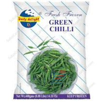 Daily Delight Green Chilli Frozen, 14.10 Oz