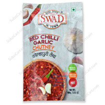 Swad Red Chilli Garlic Chutney, 100 Grams