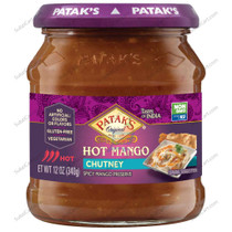 Pataks Hot Mango Chutney, 12 Oz