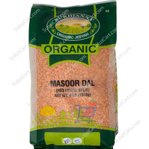 Sukhianna Organic Masoor Dal Split, 4 lbs
