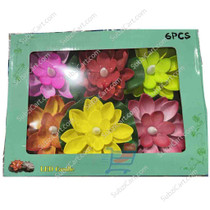 Diwali Led Candle Diyas Flower Type, 6 Count