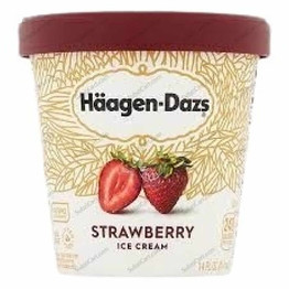 Haagen Strawberry, 14 Oz