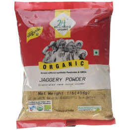 24 Mantra Organic Jaggery Powder, (1 lbs, 2 lbs)