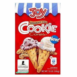 Joy Choco Chip Cookie Cones 8 Pc, 7 Oz