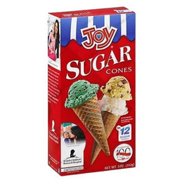 Joy Sugar Cones, 12 CONES