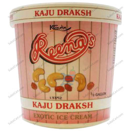 Reenas Ice Cream Kaju Draksh, 1.89 Litres