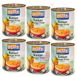 Ashoka Alfhonso Mango Pulp, 6 Tins