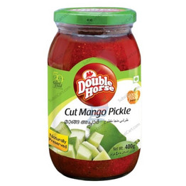 Double Horse Cut Mango Pickle, 400 Grams