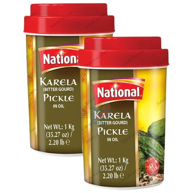 National Karela Bitter Gourd Pickle, 300 Grams