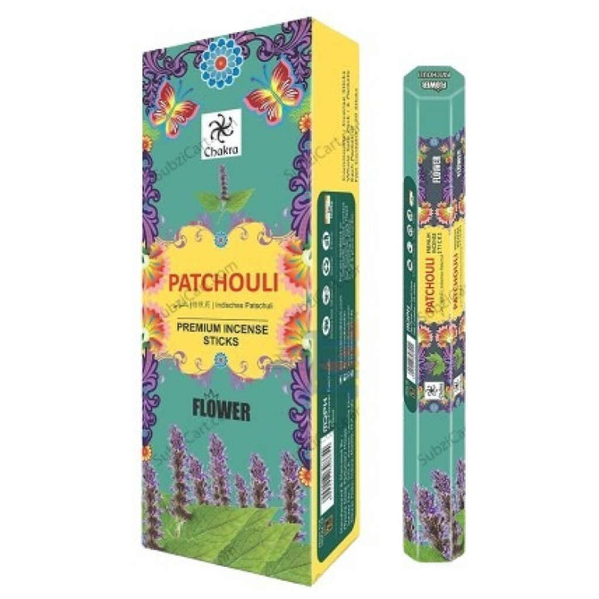 Chakra Patchouli Incense, 6 Pieces