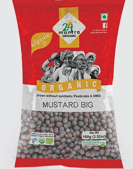 24 Mantra Mustard Big, 100 Grams