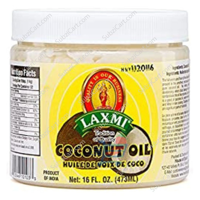 Laxmi Coconut Oil , 16 Oz