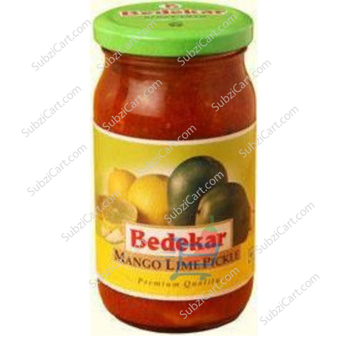 Bedekar Mango Lime Pickle, 400 Grams
