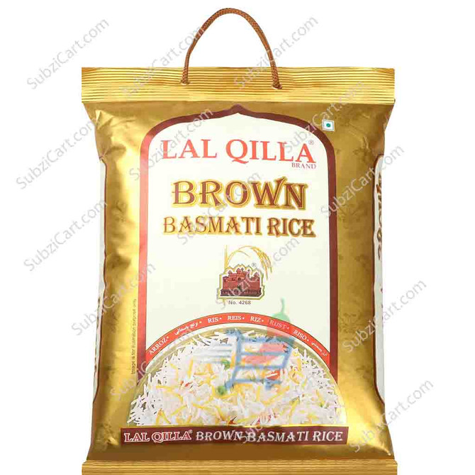 Lal Qilla Brown Basmati Rice, 10 Lbs