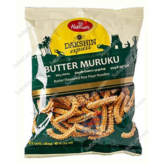 Haldiram's Butter Muruku, 180 Grams