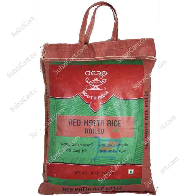 Deep Red Matta Rice Boiled, 20 lbs