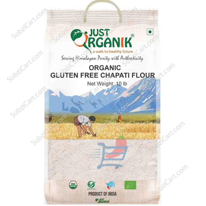 Just Organik Gluten Free Chaptati Floor, 10 lbs