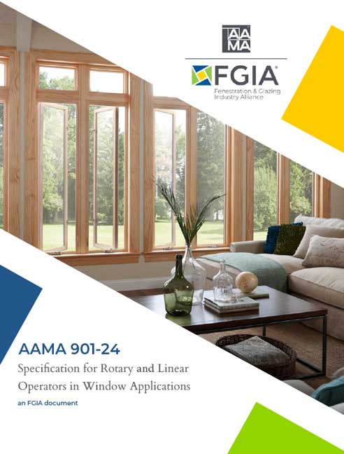 AAMA 901-24-Specification for Rotary & Linear Operators in Window Applications