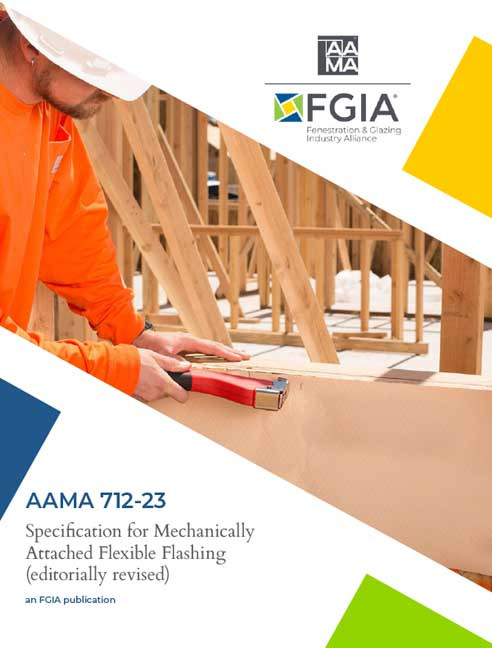 AAMA 712-23-Specification for Mechanically Attached Flexible Flashing