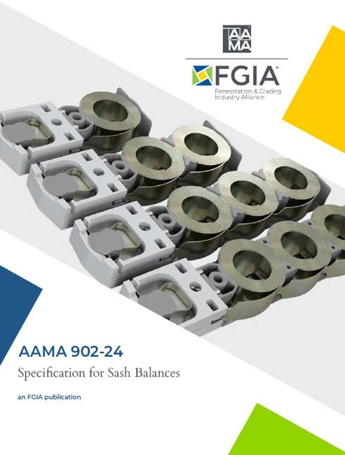 AAMA 902-24-Voluntary Specification for Sash Balances