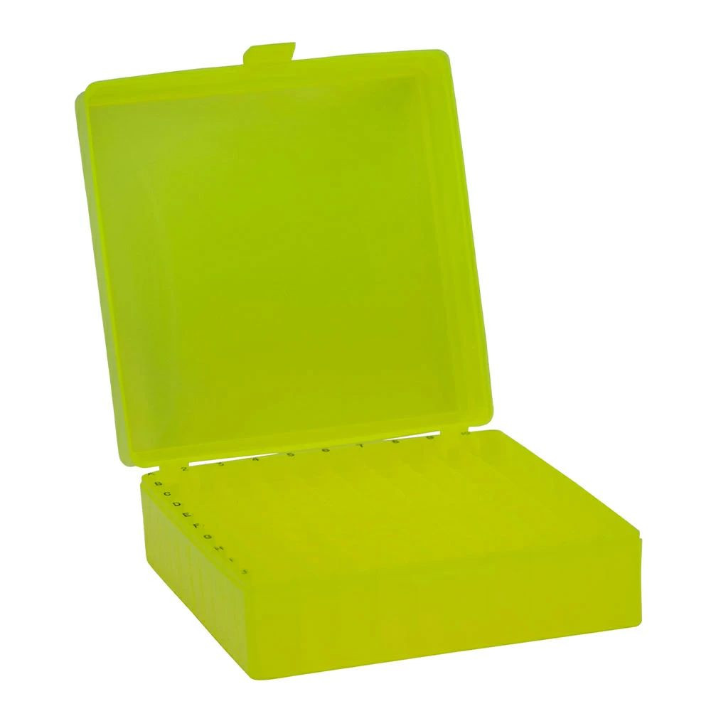 100-Place Tube Storage Box with Lid for 1.5-2ml Tubes - Genesee