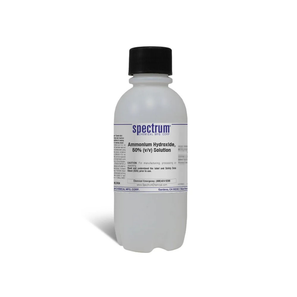 94-237) Ammonium Hydroxide, 50% Aqueous, CAS 1336-21-6 500 mL