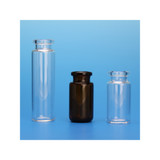 10 mL Headspace Vials, 23 x 46 mm, Flat Bottom, Beveled Crimp Top