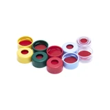 11 mm Snap Caps, PTFE/Silicone/PTFE Lined, Clear