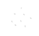 (33-251) PTFE Magnetic Stir Bar 28x8 mm 10 Stir Bars/Unit