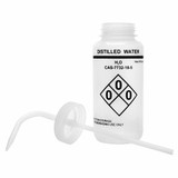 (75-188) 500ml Labeled Wash Bottle - Di LDPE, Self-Venting 1 Bottle/Unit