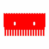 (45-100C16M) 16 Tooth Comb, 1.5mm Thick For 7cm Mini Gel Box 1 Comb/Unit