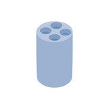 (95-950) ADAPTER TUBE CONICAL 4X15 MM 4 tubes per adapter, set of 2 2 Adapters/Unit