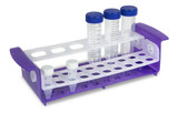 (93-226) Multi Tube Rack Purple/Natural 1 Rack/Unit