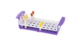 (93-226) Multi Tube Rack Purple/Natural 1 Rack/Unit