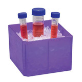 (93-227) Transformable Cube Tube Rack 15 & 50 mL Box Purple 5 Boxes/Unit