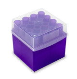 (93-227) Transformable Cube Tube Rack 1 Purple 5 Boxes/Unit