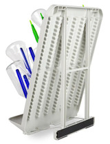(93-242) Lab Drying Rack Set Wall/Bench Grey/Green/Blue 1 Rack/Unit