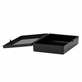 (30-133) Blotting Boxes, Large, Black 11.7 x 8.9 x 2.8cm 5 Boxes/Unit