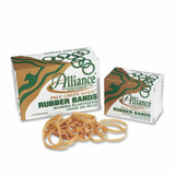 (64-100) #10 Rubber Bands, 1Lb Box Pale Crepe Gold 5300 Bands/Unit