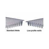(27-405) 0.1ml Non-Skirted PCR Plate Low Profile, Natural 20 Plates/Unit