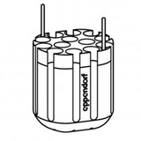 (86-732) 13 x 5.5-12ml Adapters For 250ml Round Buckets 2 Adapters/Unit