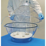 (93-160) Techni-Dome Vacuum Desiccator Polycarbonate, 2.3 Cu Ft 1 Desiccator/Unit