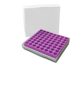 (93-202) Segmented Tube Rack Purple 1 Rack/Unit