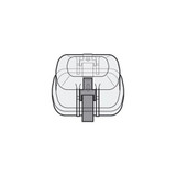 (86-569) Aerosol Tight Caps For 250ml Rectangular Buckets 2 Lids/Unit